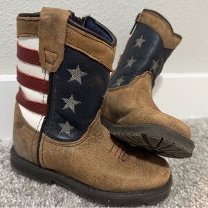 Cody James • Cowboy Boots • American Flag•Toddler Boots•Boys•Size 7•
